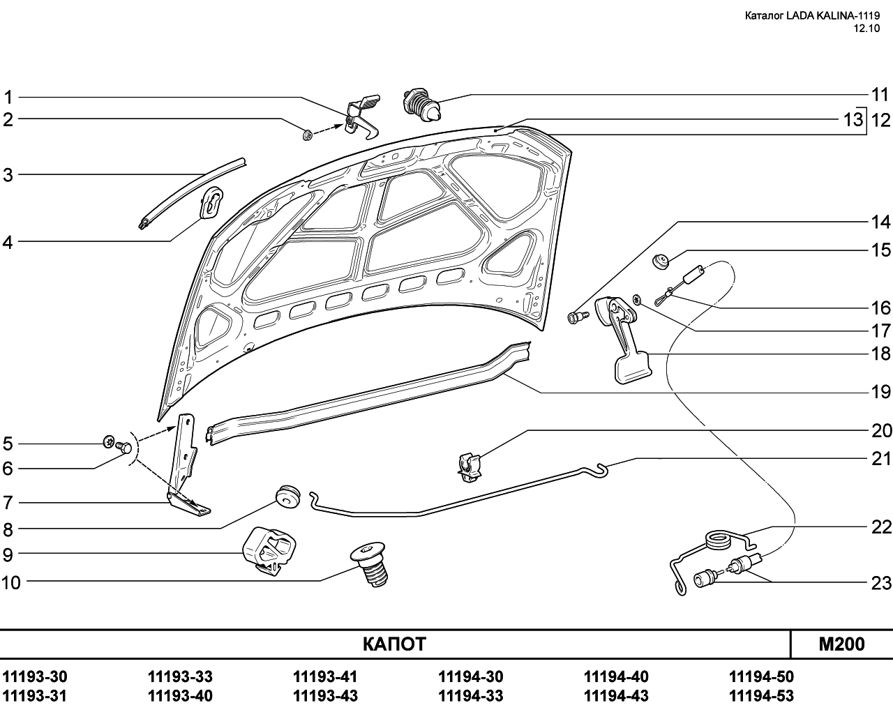 Каталог калина 1118. Уплотнитель упора капота Калина. Уплотнитель петли капота 2170. Замок капота 2170 схема.